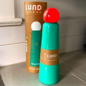 NIB Lund London - Skittle Bottle Jumbo - 750ml - 25oz Turquoise and hot pink